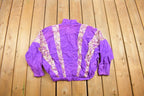 Vintage 1990s K-Swiss Satin Bomber Jacket