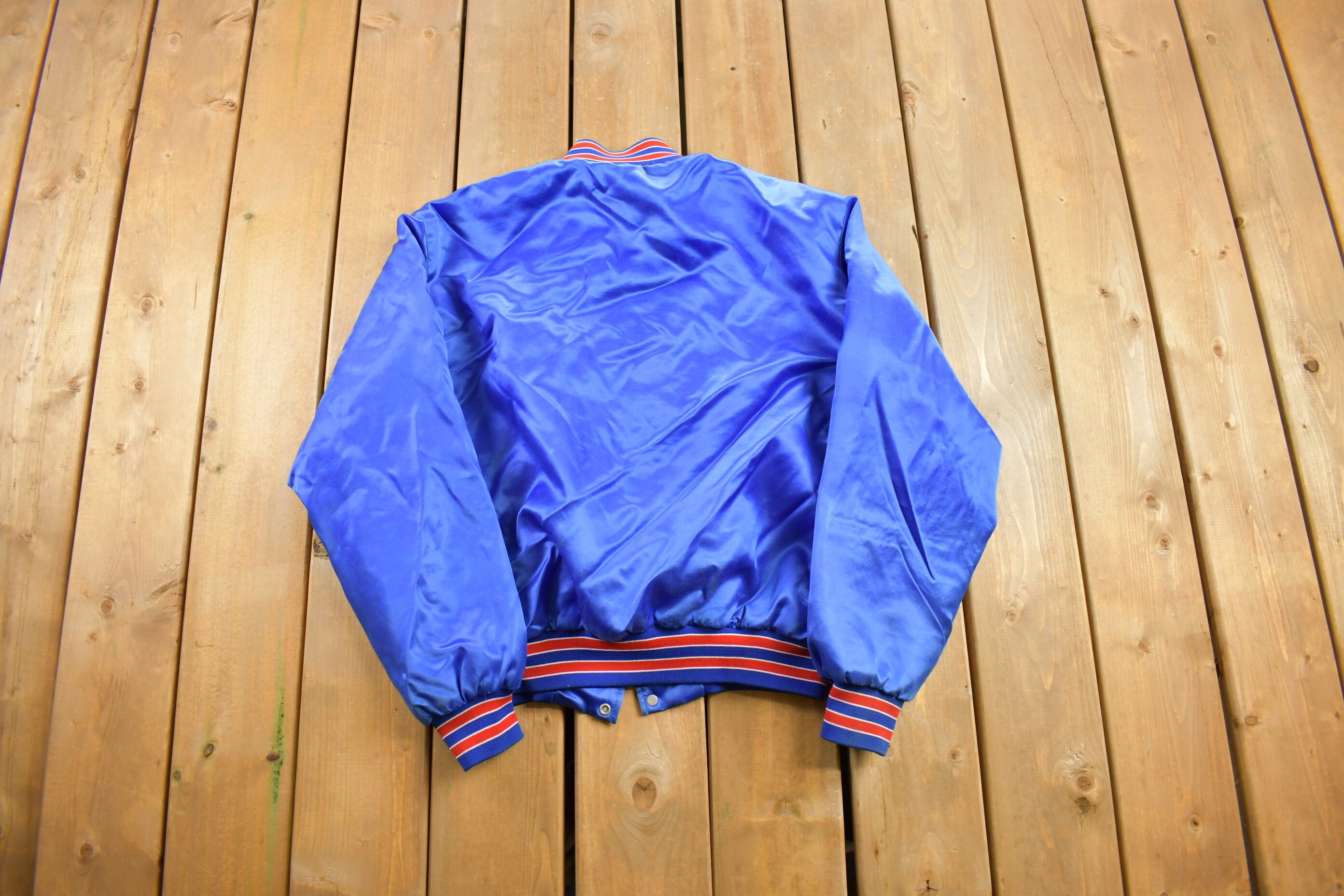 Vintage 1980s Detroit Pistons Bomber Jacket