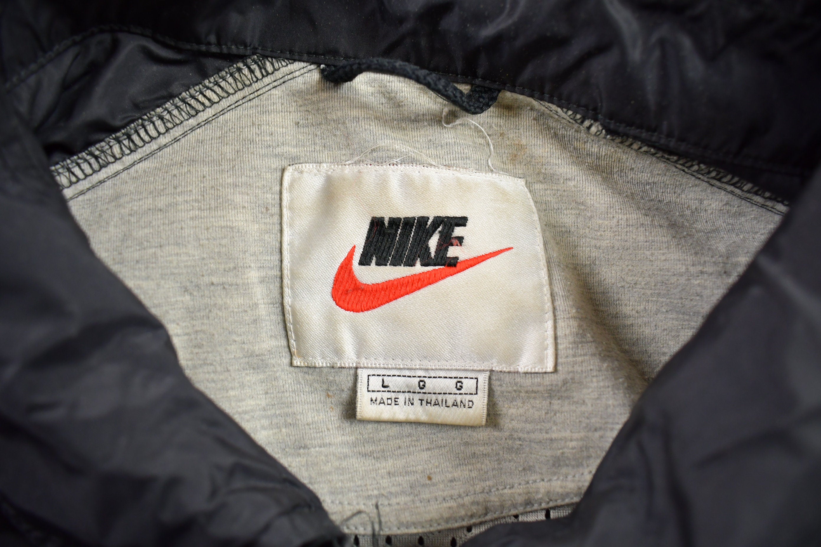 Vintage 1990s Nike Full Zip Windbreaker Jacket