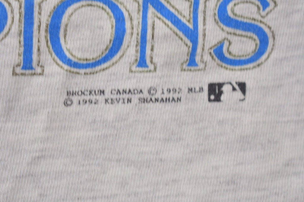 Vintage 1992 Kids Toronto Blue Jays MLB Ringer Graphic T-shirt