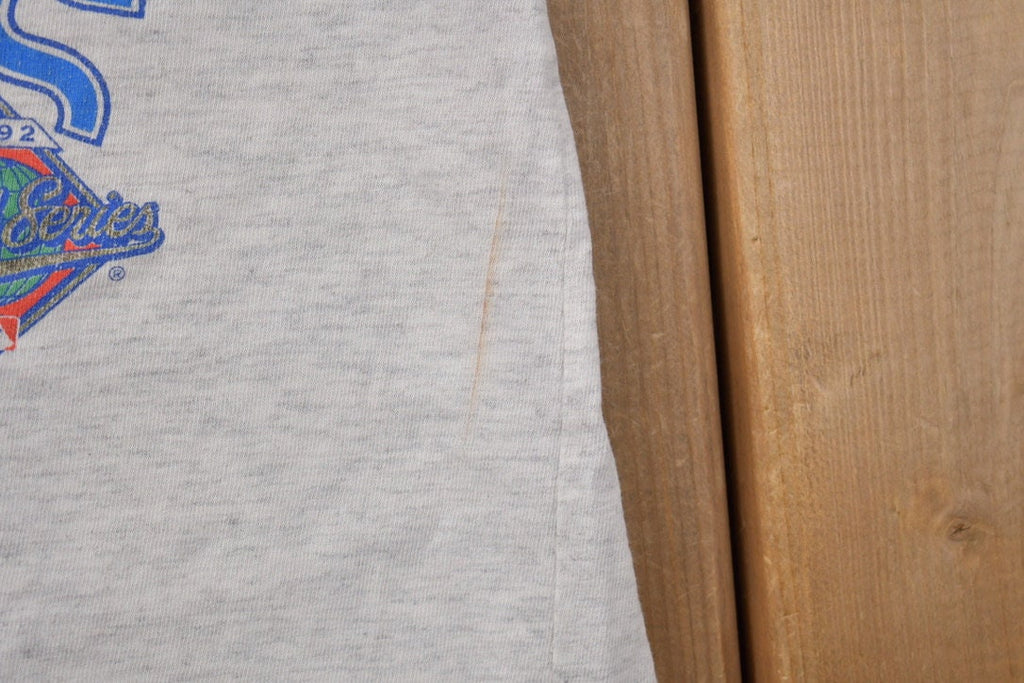 Vintage 1992 Kids Toronto Blue Jays MLB Ringer Graphic T-shirt