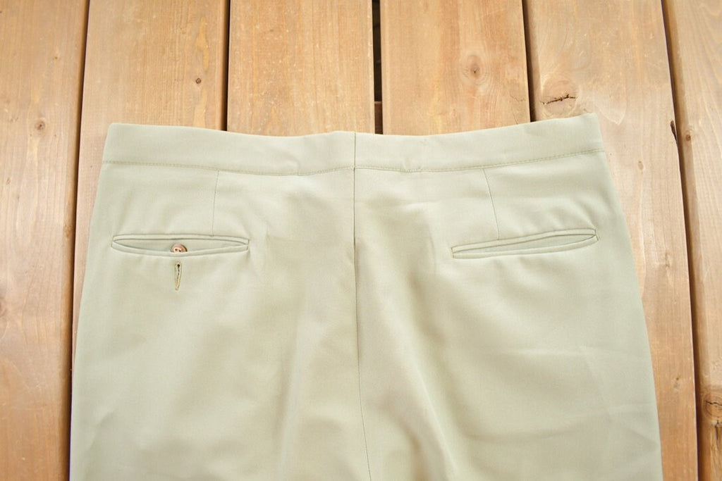 Vintage 1980s Wool Sansabelt Trousers Size 38x29