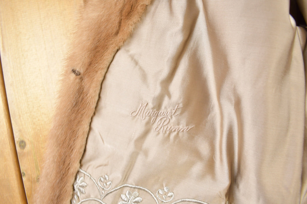 Vintage 1970s Brown Mink Fur Coat