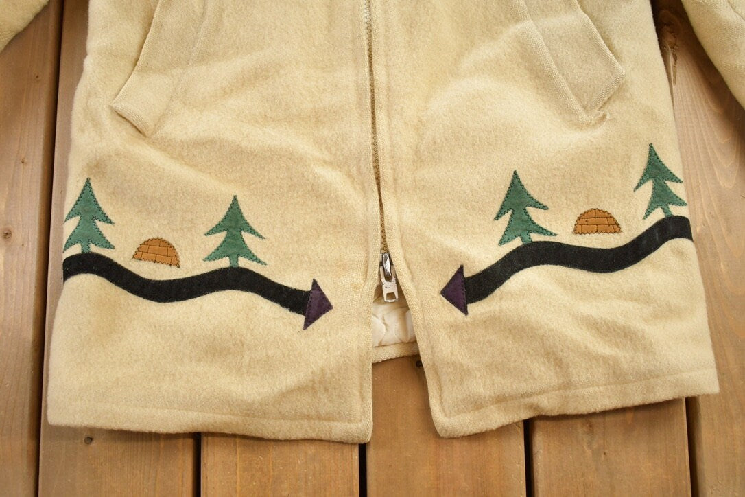 Vintage 1960s 1970s Hudson's Bay Wool Jacket