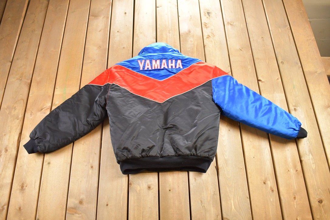 Vintage 1990s Yamaha Sportswear Racing Jacket/ Athleisure Sportswear / Streetwear Fashion / Automotive Apparel / Racing Jacket