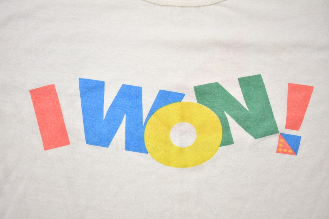 Vintage 1980s Ontario Lottery Corporation I Won Graphic T-Shirt