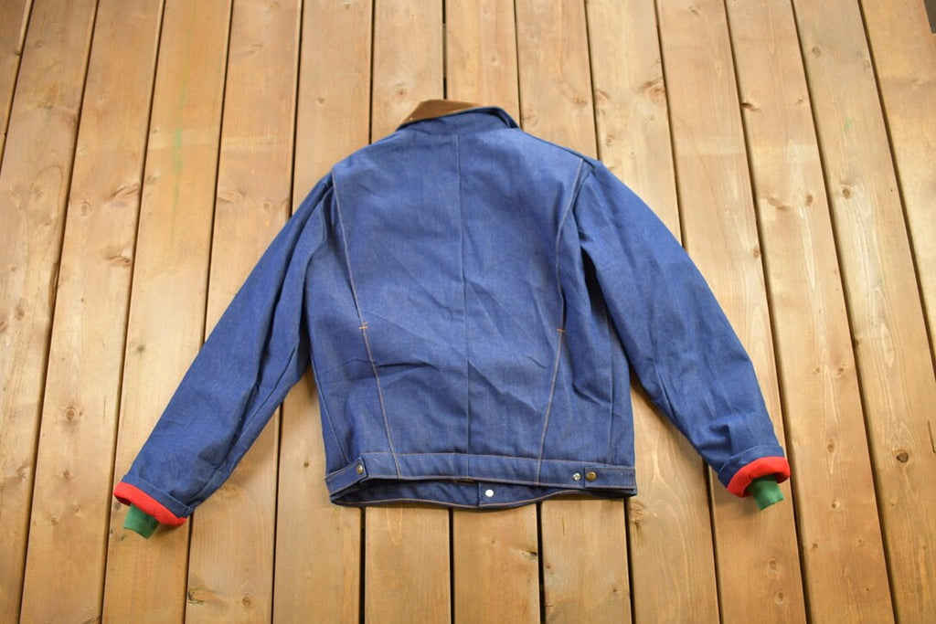 Vintage 1970s Sherpa Lined Denim Jacket