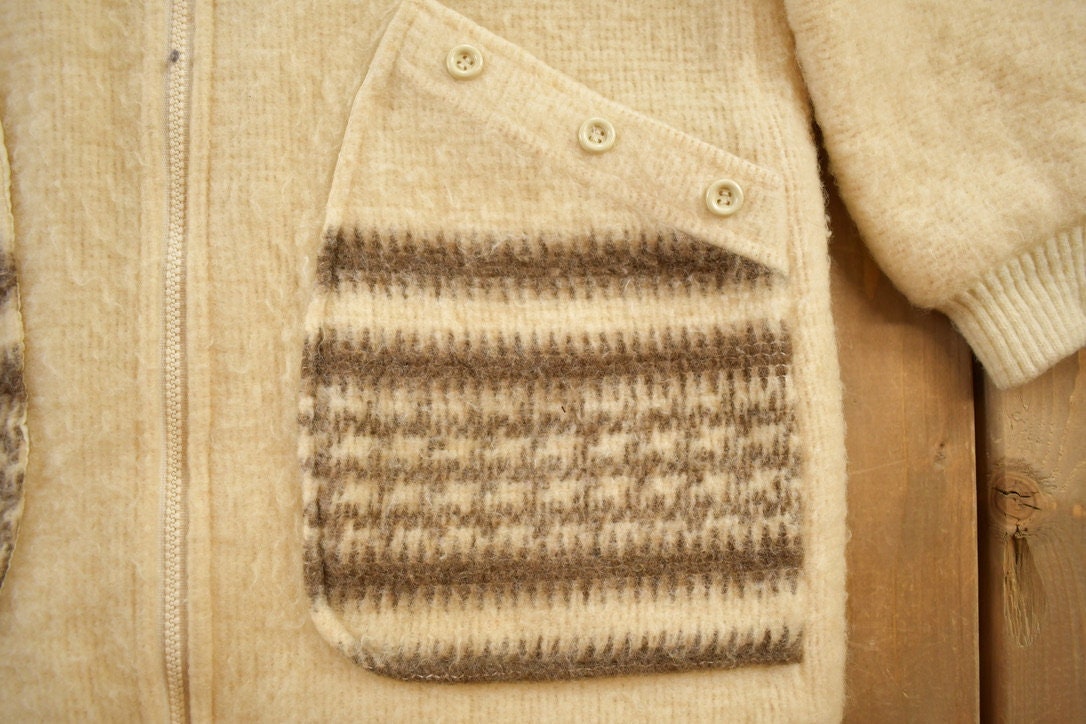 Vintage 1970s Sherpa Wool Jacket