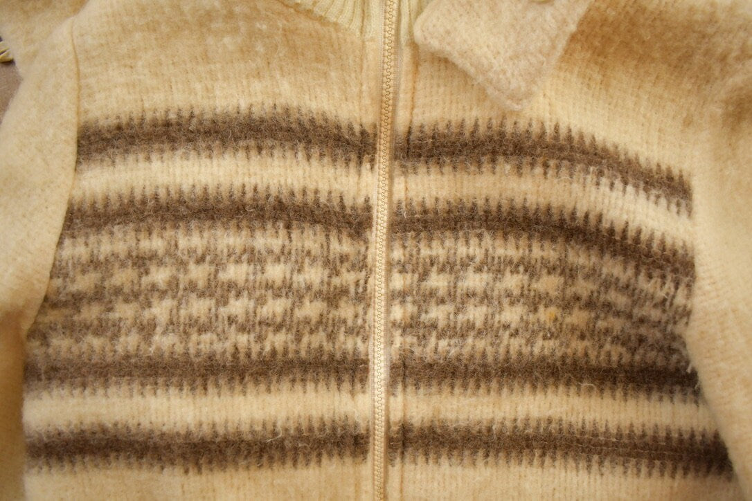 Vintage 1970s Sherpa Wool Jacket