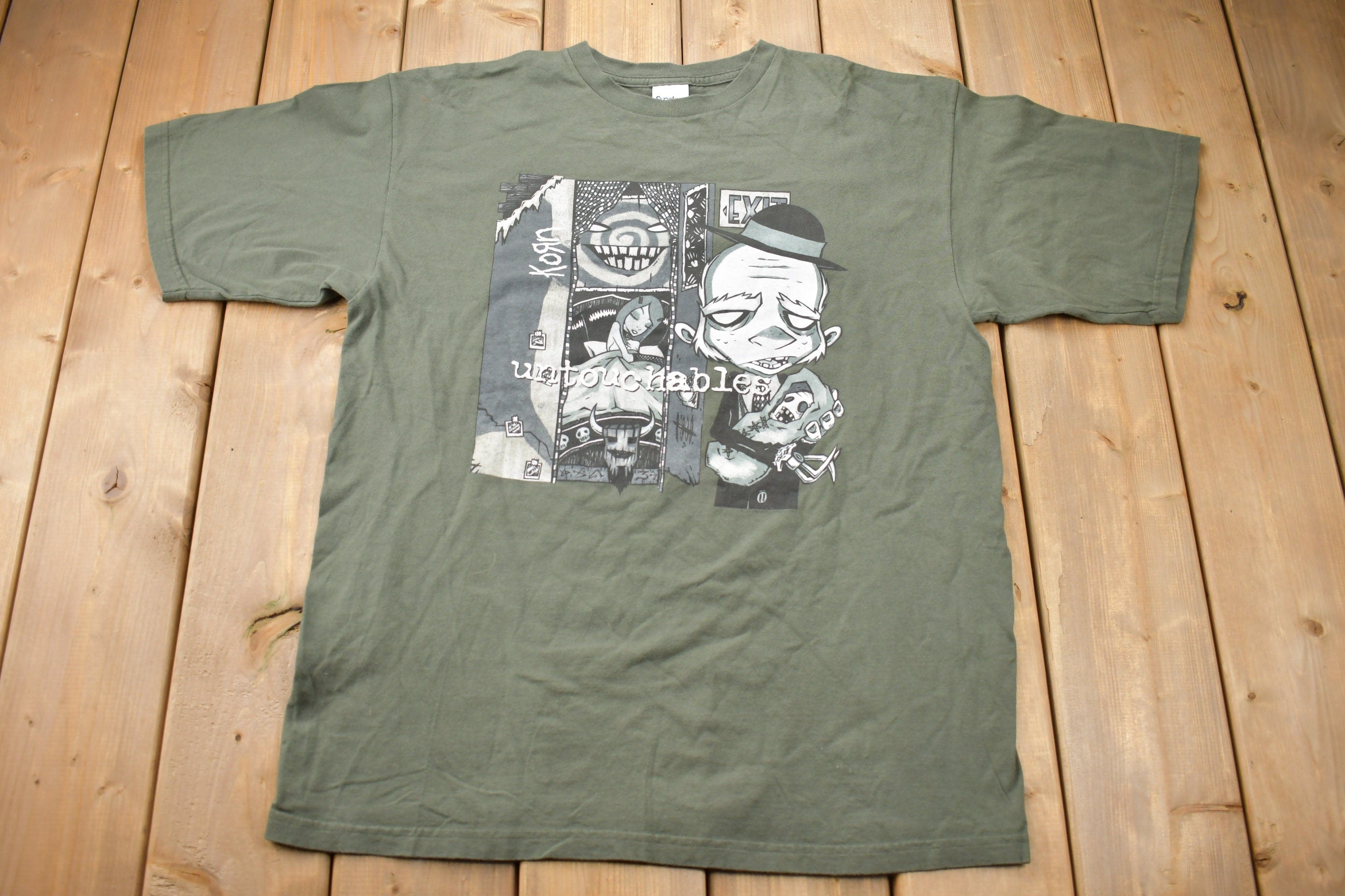Vintage 2002 Korn Untouchables Pop Sux Tour Band T-shirt
