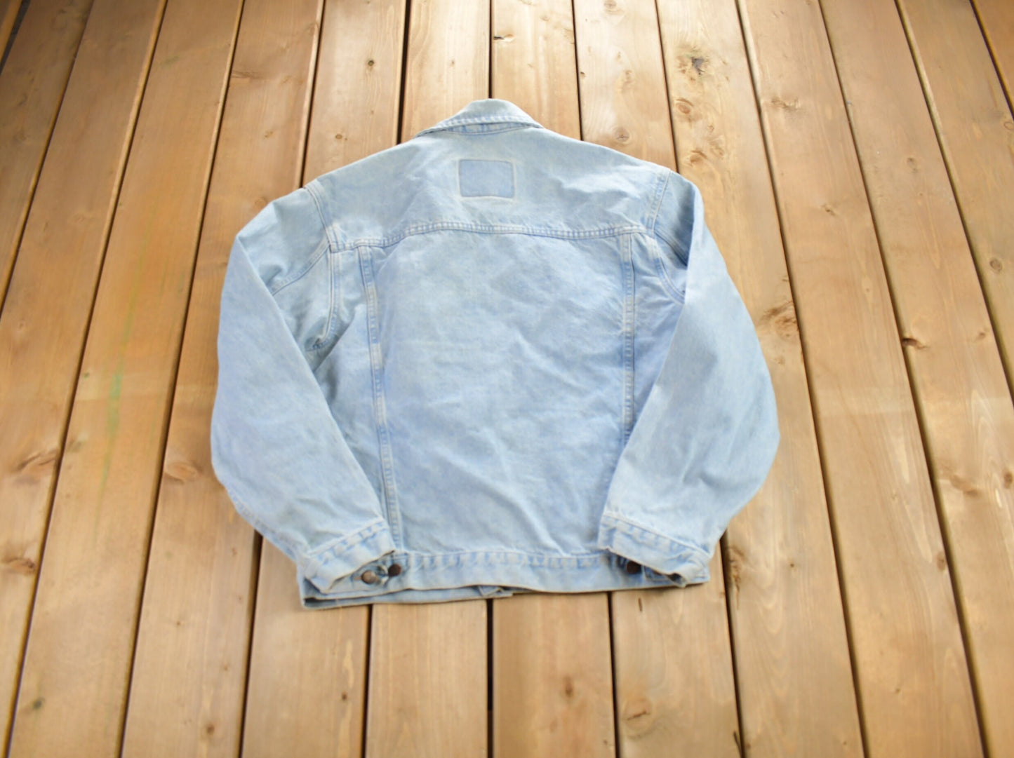 Vintage 1990s Faded Glory Denim Jean Jacket / Vintage Denim / Streetwear / Vintage Fall Outerwear / Fall Jacket / Light Wash