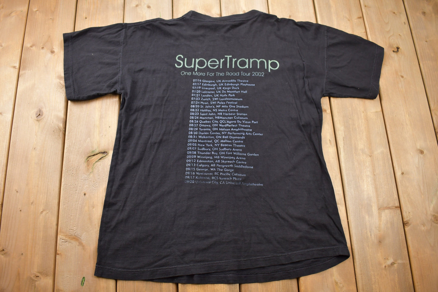 Vintage 2002 Supertramp Slow Motion Tour T-shirt / Band Tee / Supertramp Shirt / Vintage Rock Tee / Music Promo / Premium Vintage