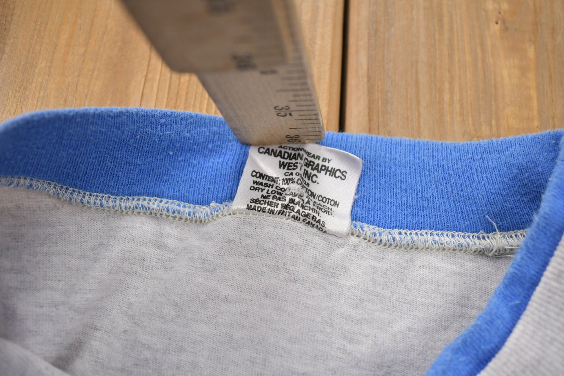 Vintage 1992 Toronto Blue Jays MLB Ringer Graphic T-shirt