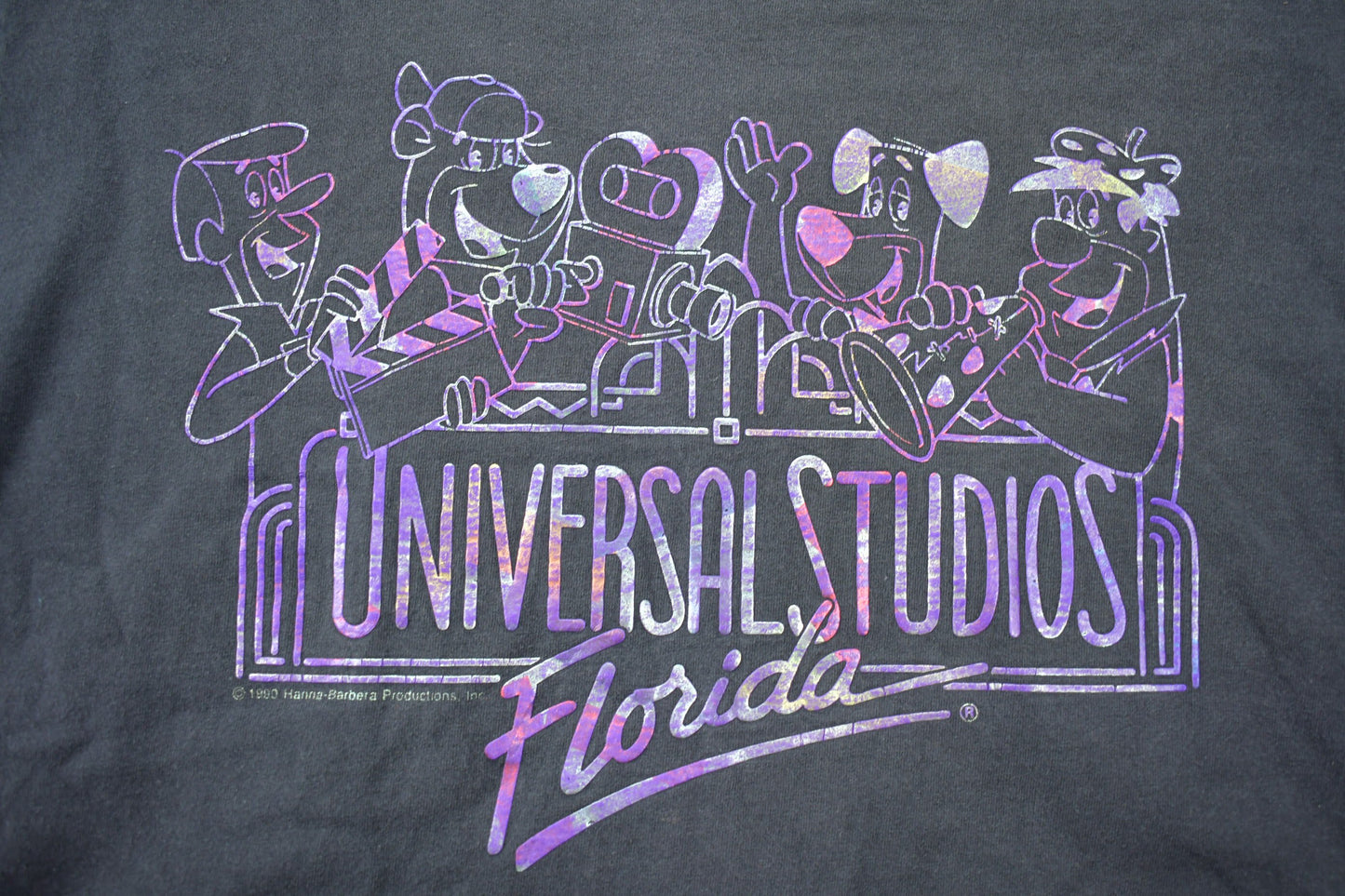 Vintage 1990 Universal Studios Florida Jetsons Yogi Bear Souvenir T Shirt / Streetwear / Made In USA / Vacation Tee / Travel T Shirt