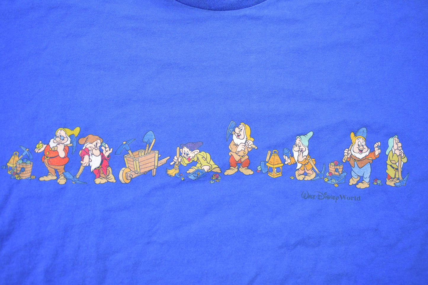 Vintage 1990s Seven Dwarfs Graphic T-Shirt / Disney Snow White / The Disney Store / Walt Disney World / 90s disney