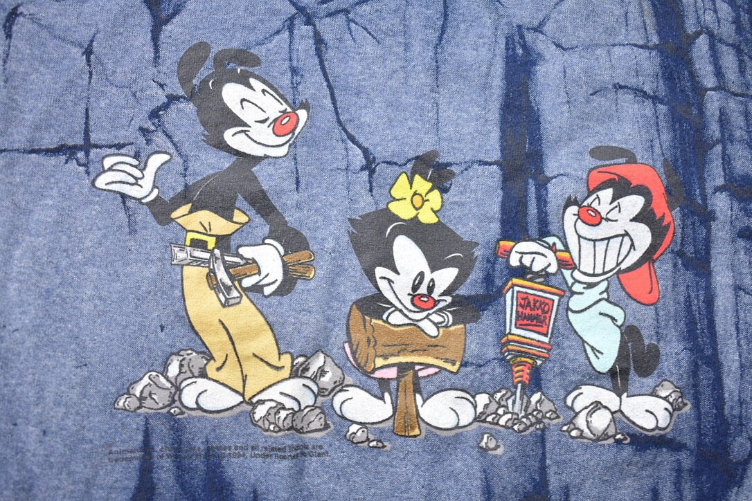 Vintage 1995 Animaniacs Mount Rushmare Cartoon Promo T-shirt / 90s T Shirt / Made In USA / Rare Vintage / Vintage T-shirt