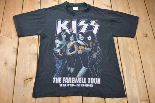 Vintage 2000 KISS The Farewell Tour Tour Band T-shirt / Band Tee / Y2K T-shirt / Music Promo / Premium Vintage