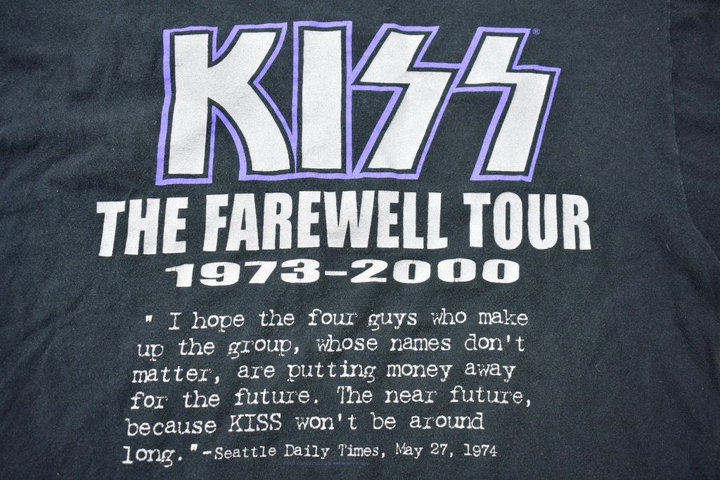 Vintage 2000 KISS The Farewell Tour Tour Band T-shirt