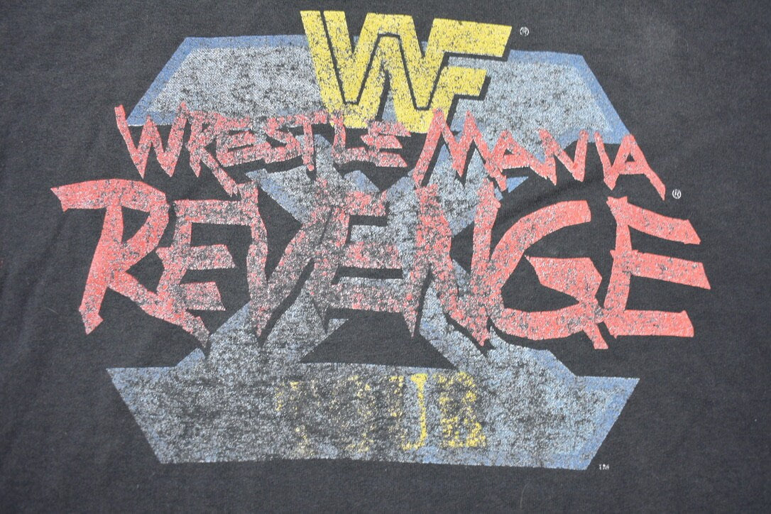 Vintage 1994 WWF X Wrestlemania Revenge Graphic Wrestling T-Shirt / Graphic / Wrestling Graphic/ 90s / WWF /