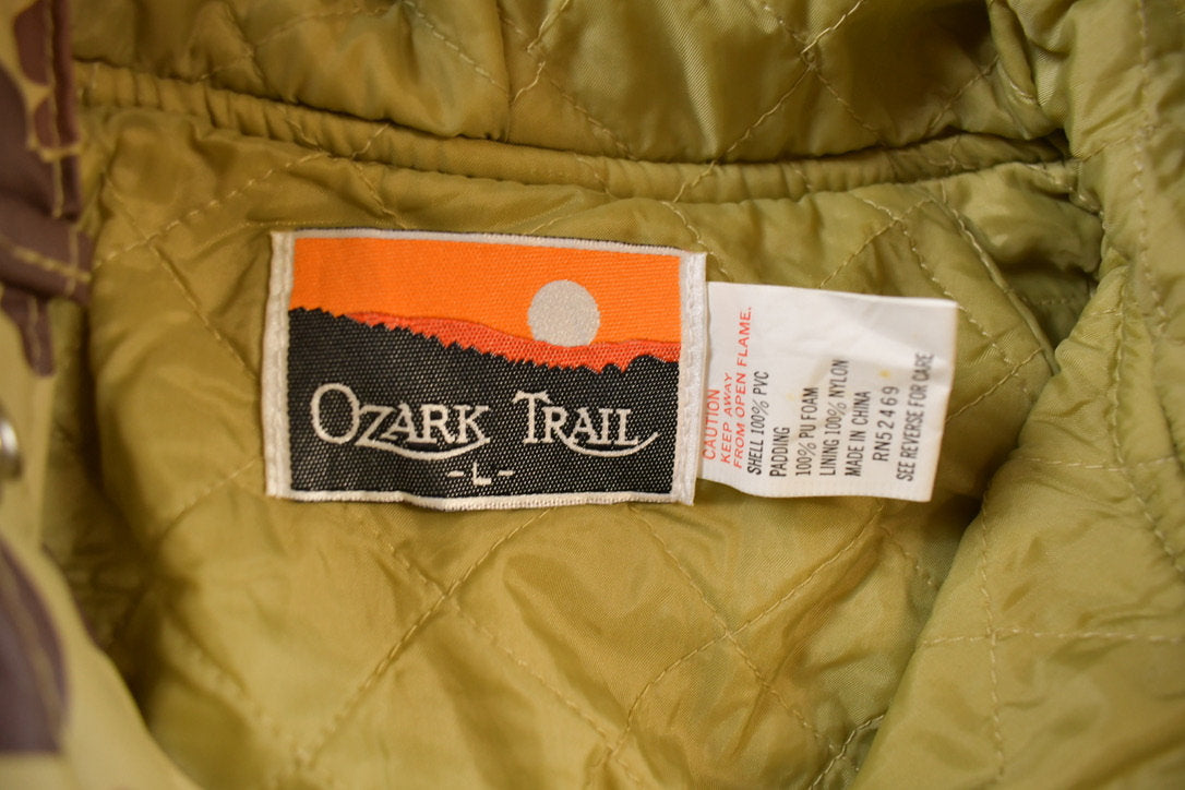 Vintage 1990s Ozark Trail Goretex Desert Camo Jacket / Button Up Jacket / Brown Camo / Vintage Hunting / Streetwear Fashion / Outdoors