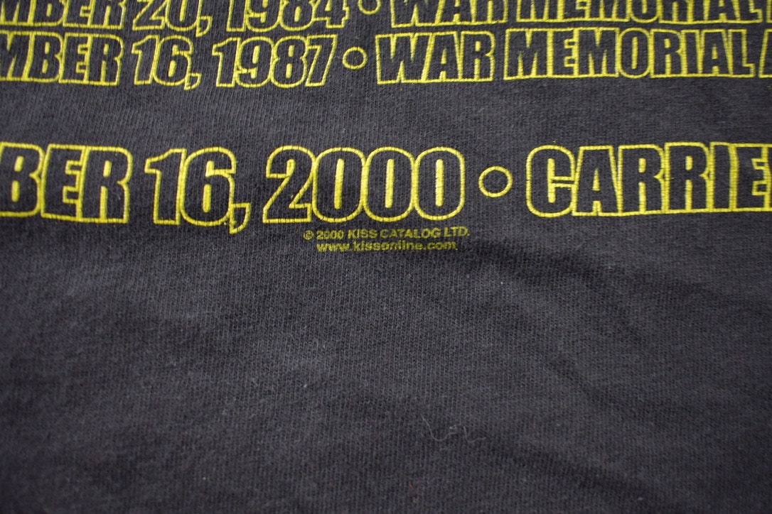 Vintage 2000 KISS The Farewell Tour I Was There War Memorial ArenaTour Band T-shirt