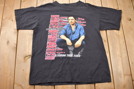 Vintage 2003 Bruce Springsteen Stadium Tour T-shirt / Band Tee  / Music Promo / Premium Vintage / Y2K