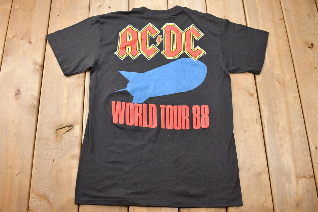 Vintage 1988 AC/DC Heat Seeker World Tour Band T-shirt / Band Tee / Si –  LOST BOYS VINTAGE