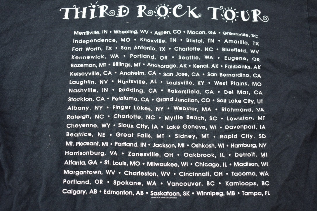 Vintage 1994 Joe Diffle Third Rock Tour Graphic Country Music T-Shirt / Tour & Concert Graphic / 90s / Streetwear Fashion / Retro Style