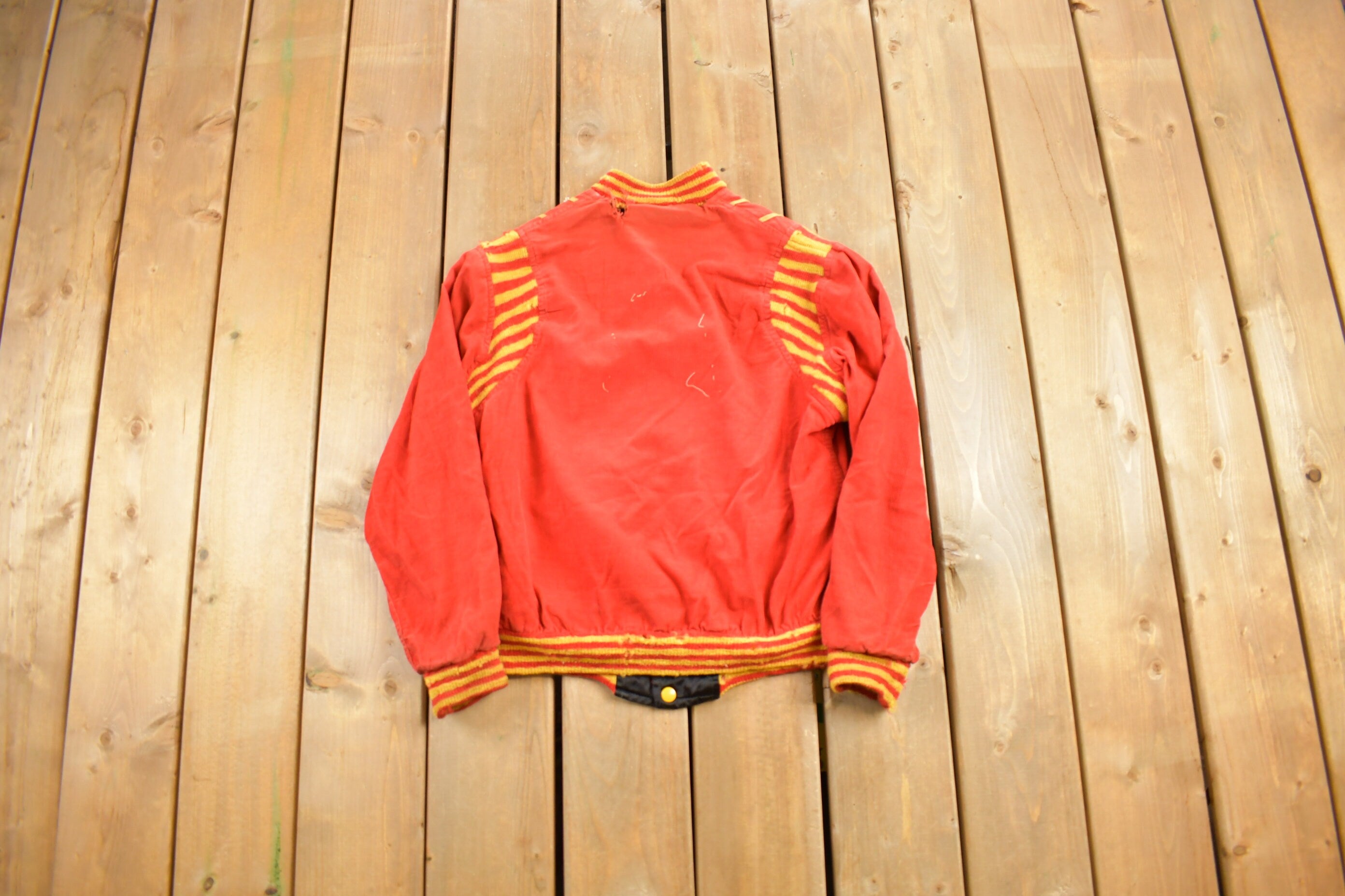 Vintage 1960s Corduroy Varsity Jacket
