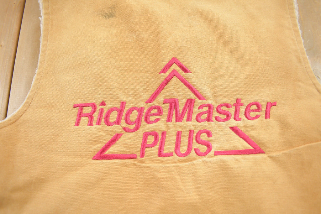 Vintage 1980s Carhartt Sherpa Lined Beige Work Vest