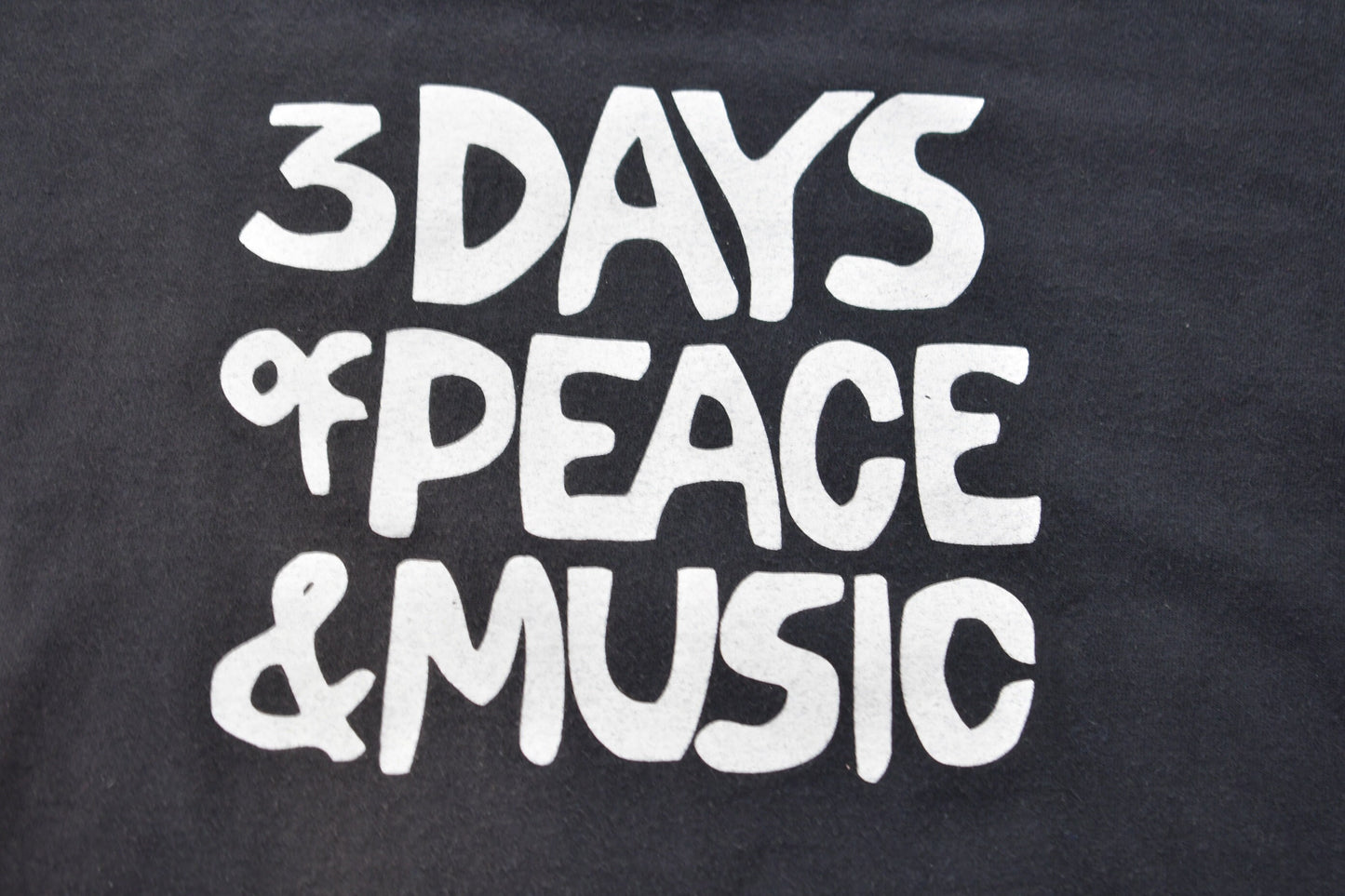 Vintage 1990s Woodstock Band Festival T-shirt / Band Tee / 3 Days of Peace and Music / 90s T-shirt / Music Promo / Premium Vintage