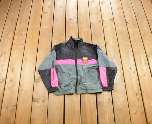 Vintage 1990s Ocean Pacific Windbreaker Jacket / Streetwear / Light Jacket / Vintage Windbreaker/ Color Block / Made in Jamaica