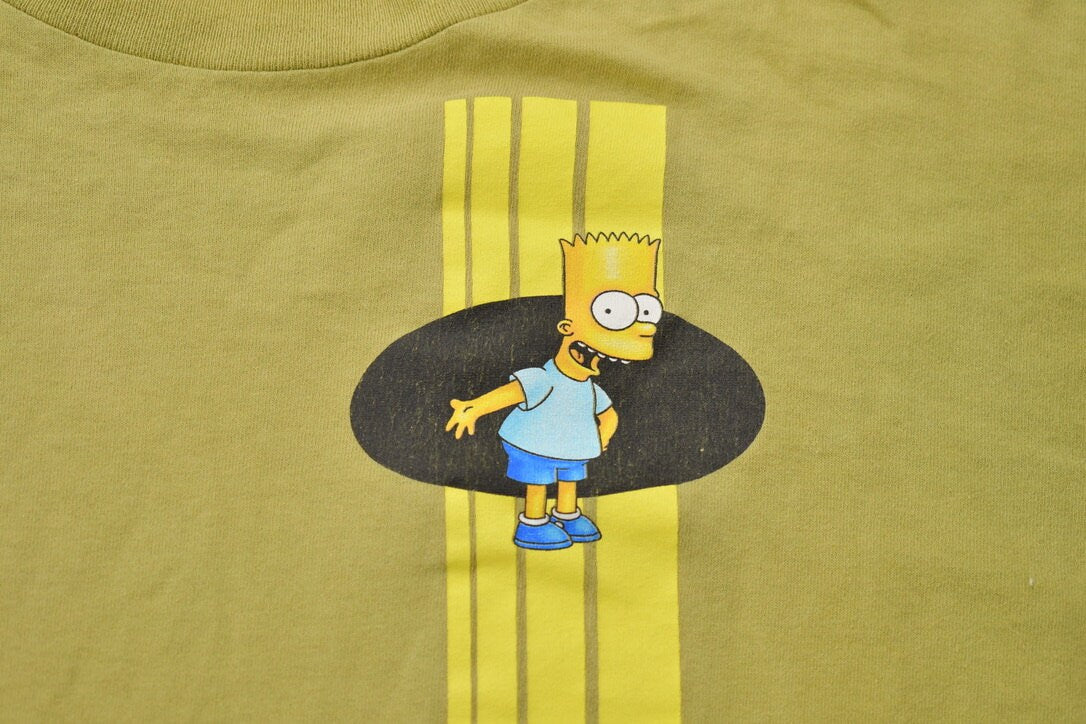 Vintage 1997 Bart Simpson Graphic T-Shirt / The Simpsons /Twentieth Century Fox / Streetwear / TV Show Promo / Made In USA / Single Stitch