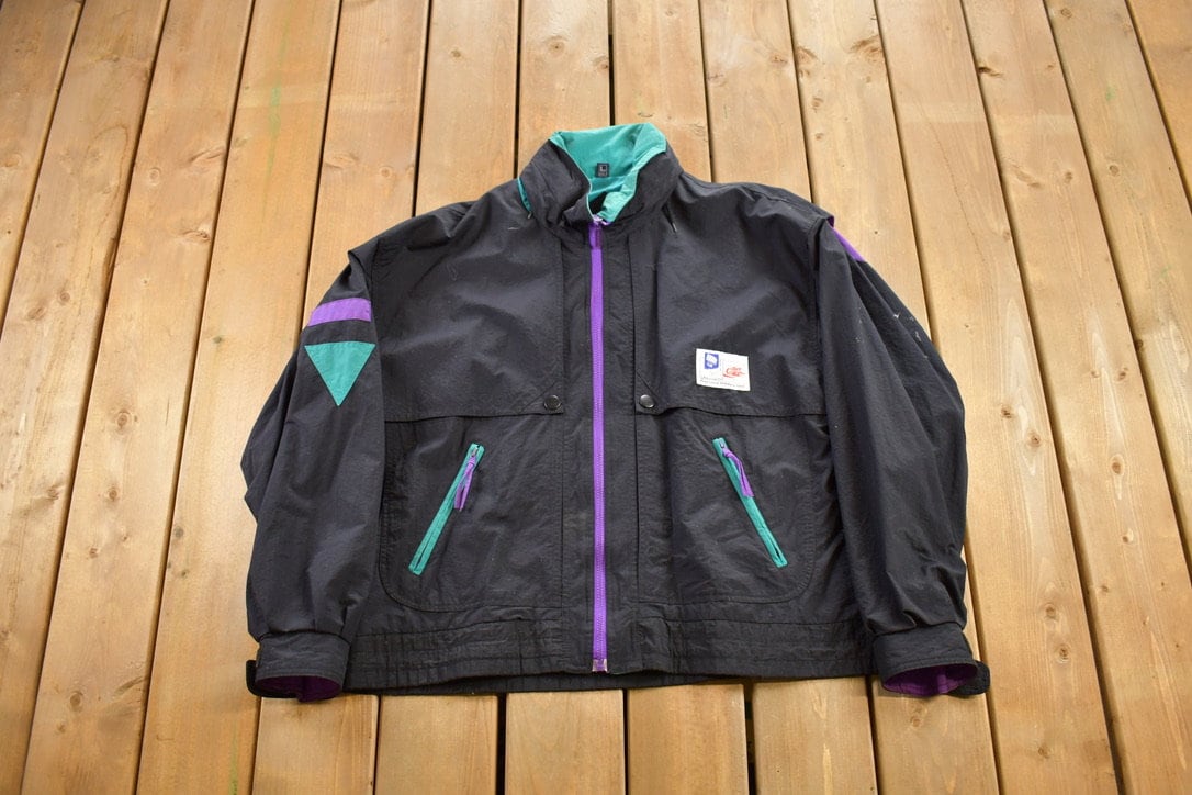 Vintage 1990s Lilliehammer 94' Windbreaker Jacket / Ski Jacket / Light Jacket / Vintage Windbreaker/ Diet Coke / Olympics