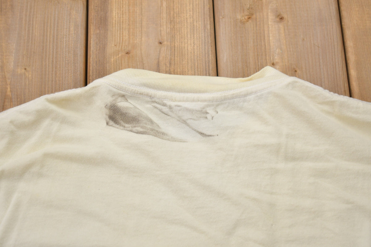 Vintage 1990s Nike Middle Swoosh Big Graphic T-Shirt