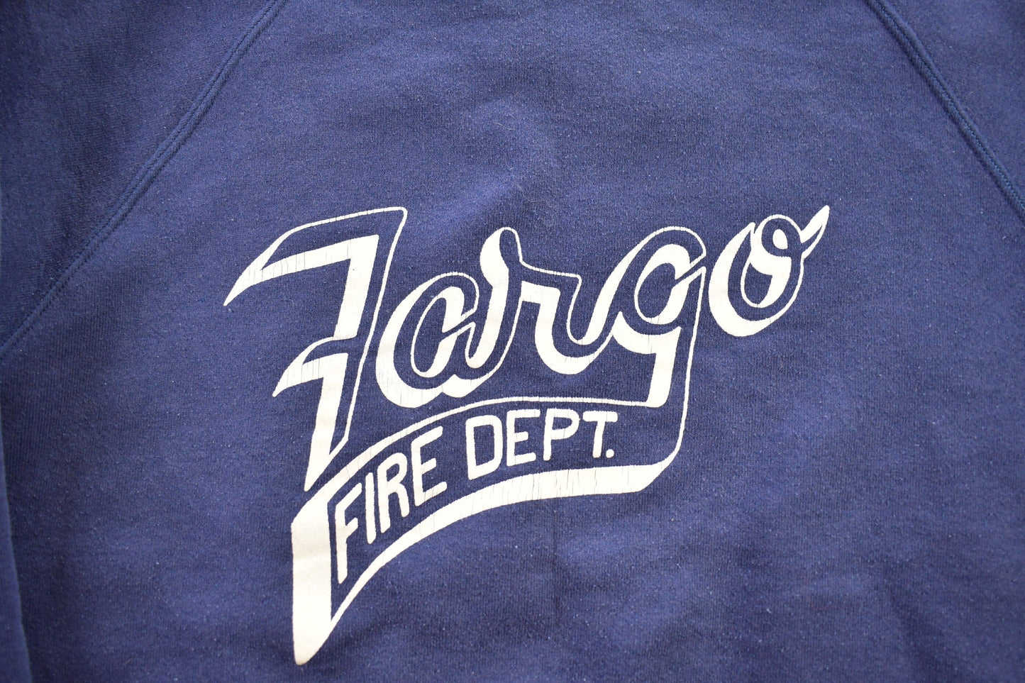 Vintage 1990s Fargo Fire Dept. Crewneck Sweatshirt / 90s Crewneck / Souvenir Sweater / Made in USA / Travel And Vacation