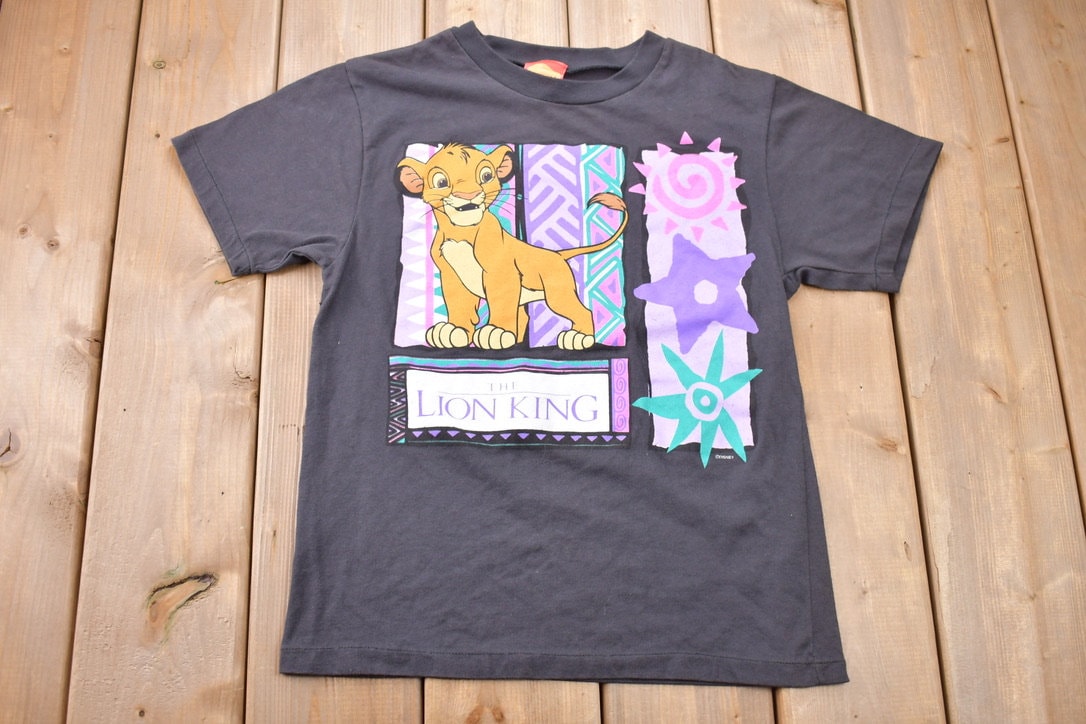 Vintage 1994 The Lion King Disney Movie Promo Kids T-shirt / Disney / 90s Disney / Single Stitch / Rare Vintage / Vintage T-shirt