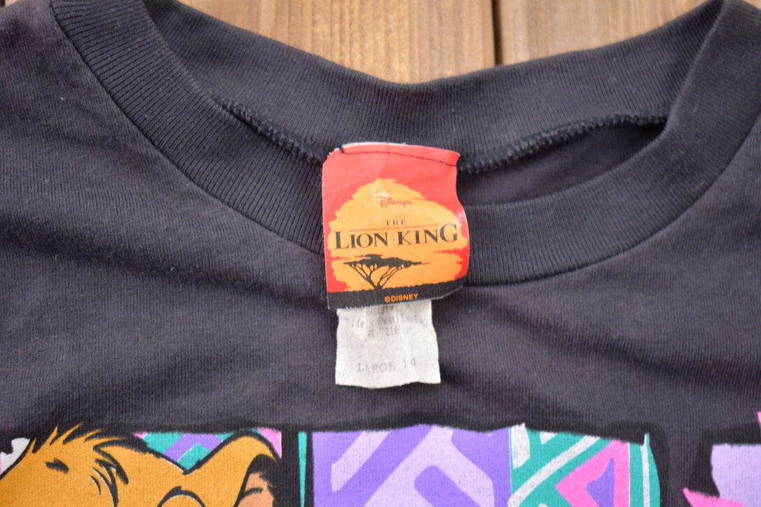 Vintage 1994 The Lion King Disney Movie Promo Kids T-shirt / Disney / 90s Disney / Single Stitch / Rare Vintage / Vintage T-shirt