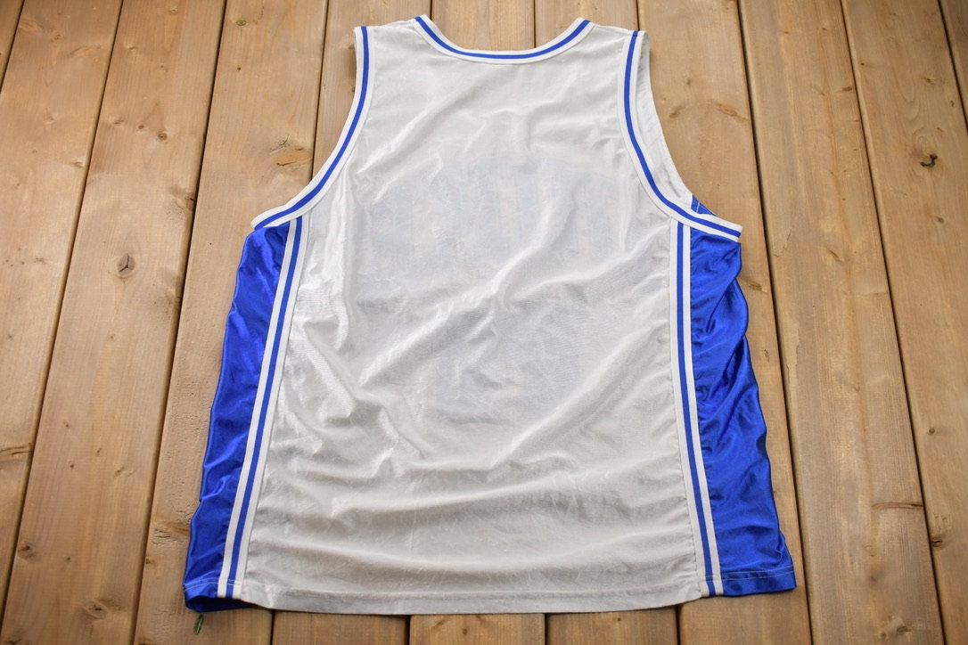 Vintage 1990s Duke University Collegiate Basketball Jersey T-Shirt / NCAA Jersey / Sportswear / American University / College Sports