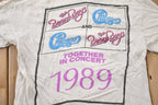 Vintage 1989 Chicago & Beach Boys Together in Concert Tour T-shirt