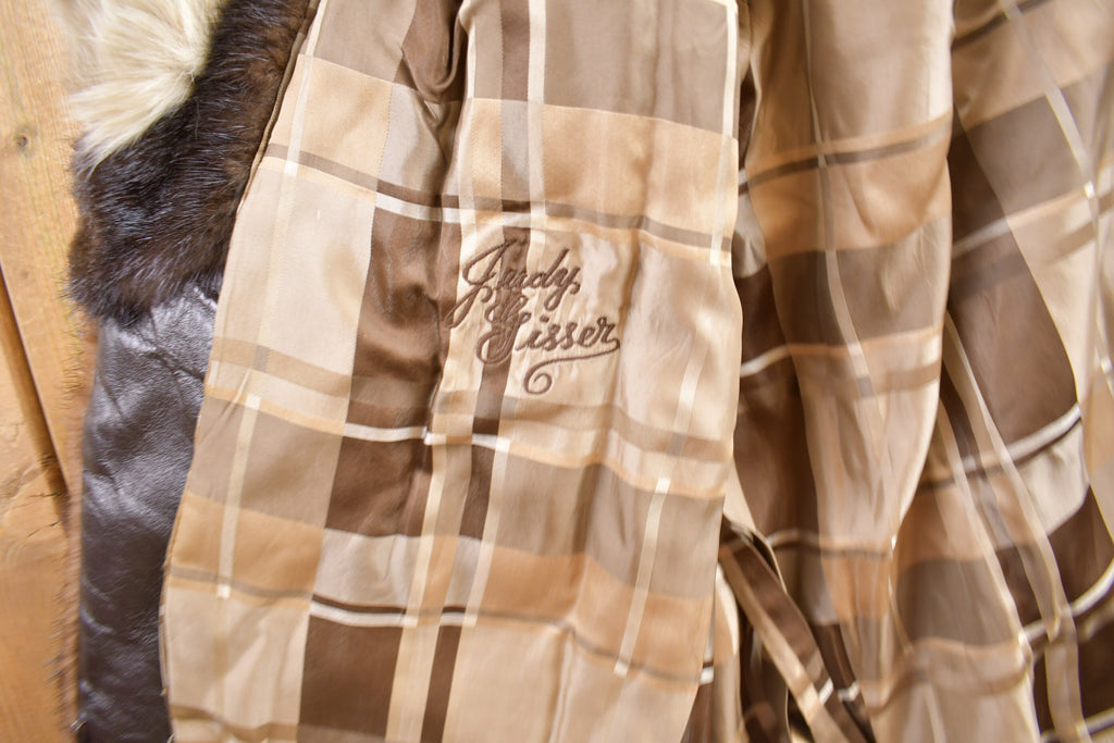 Vintage 1970s Brown Mink Fur Coat