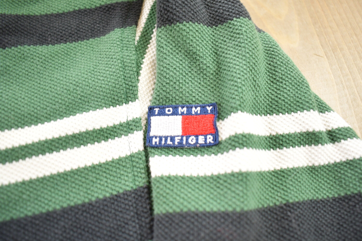 Vintage 1990s Tommy Hilfiger Golf Knitted Sweater / Vintage 90s Crewneck / Pattern Sweater / Outdoor / Pullover Sweatshirt/ 90s Tommy