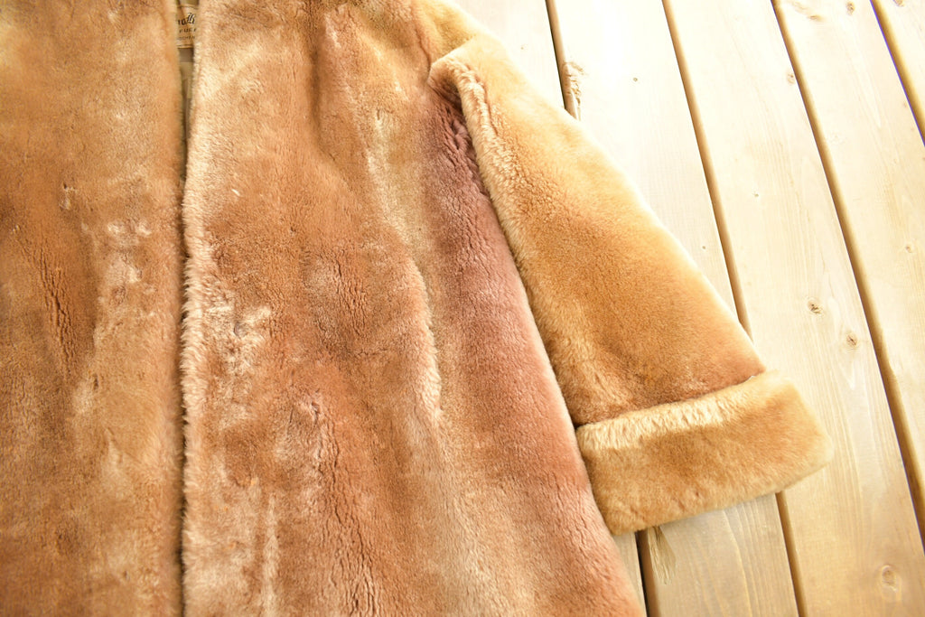 Vintage 1970s Full Length Sheered Mink Fur Coat