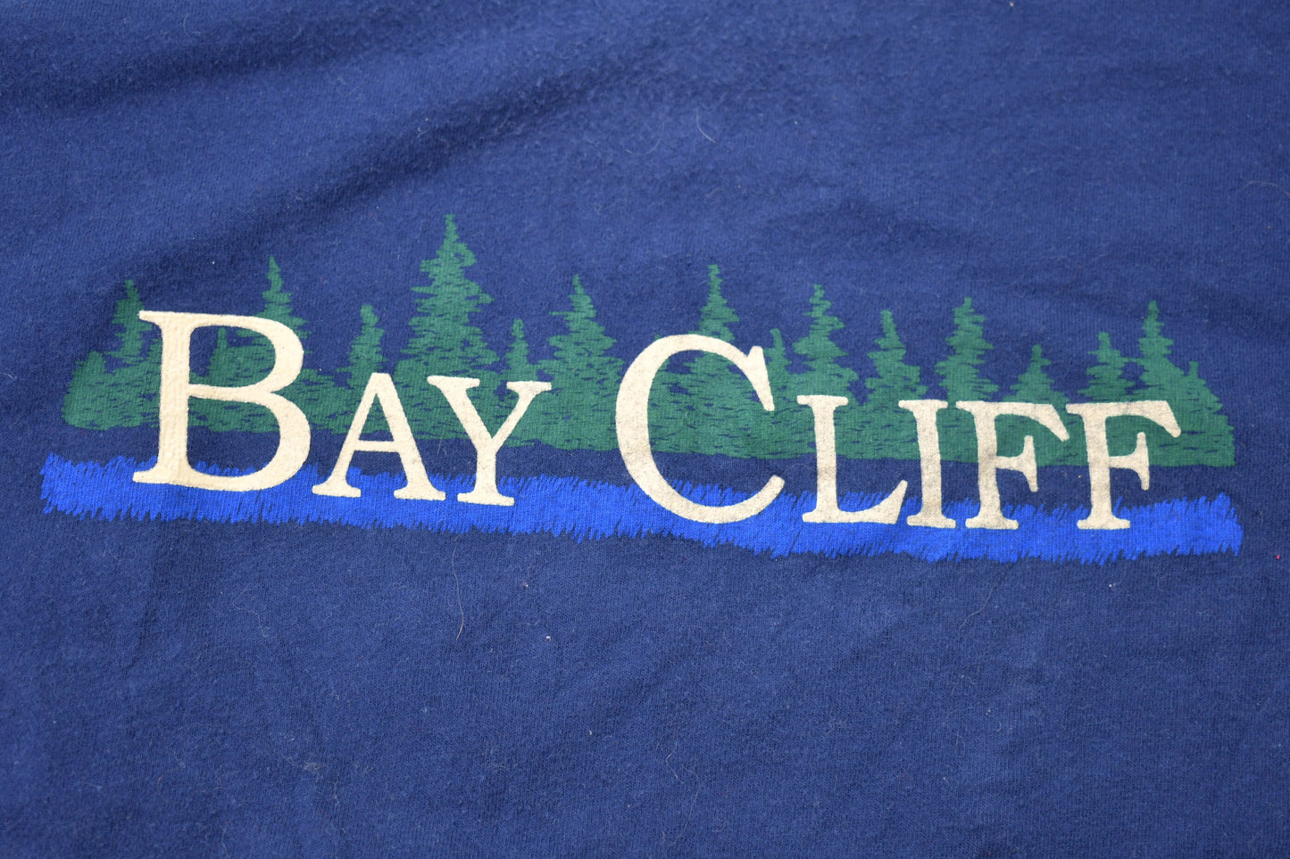 Vintage 1990s Bay Cliff Souvenir T Shirt / Streetwear / Made In USA / Vacation Tee / Travel T Shirt