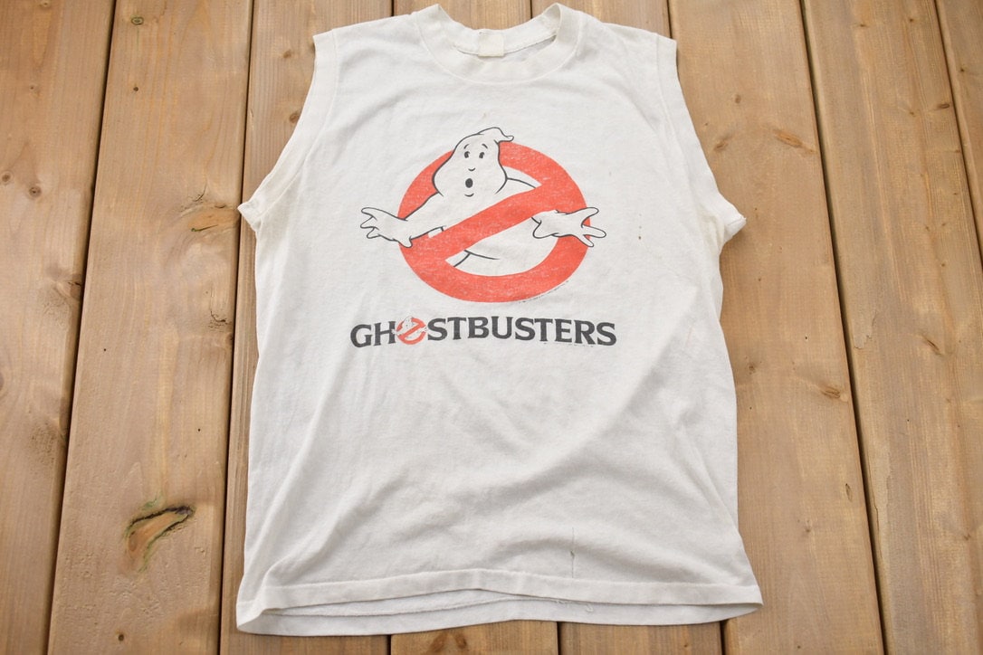 Vintage 1984 Ghostbusters Movie Promo Tank Top T-shirt / Made In USA / Universal Studios / Single Stitch / Rare Vintage / Vintage T-shirt