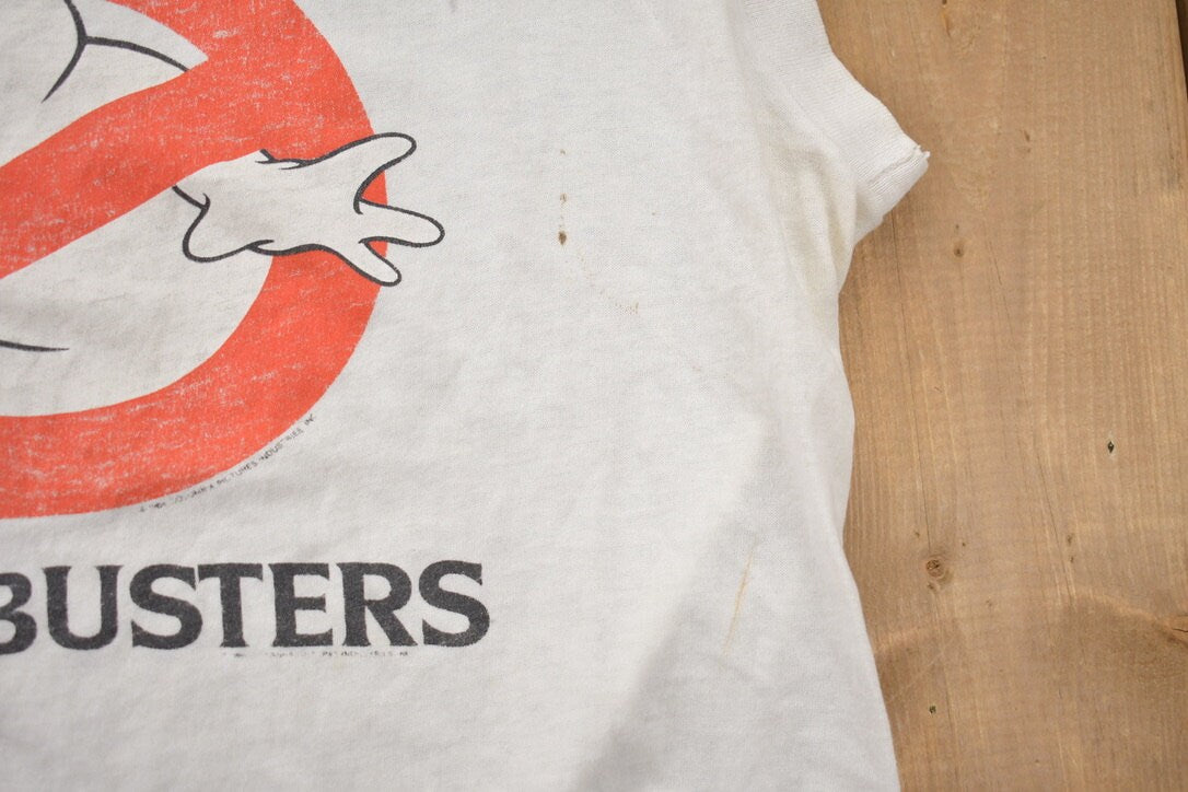 Vintage 1984 Ghostbusters Movie Promo Tank Top T-shirt / Made In USA / Universal Studios / Single Stitch / Rare Vintage / Vintage T-shirt