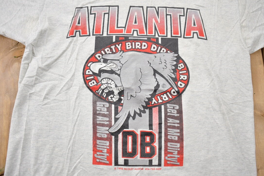 Vintage 1988 Atlanta Jamal Anderson Dirty Bird NFL T-Shirt / NFL Football  / 90s / Streetwear / Retro Style / Mcolsy Allstar