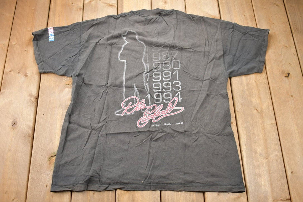Vintage 1990s Dale Earnhardt NASCAR Signature T-Shirt