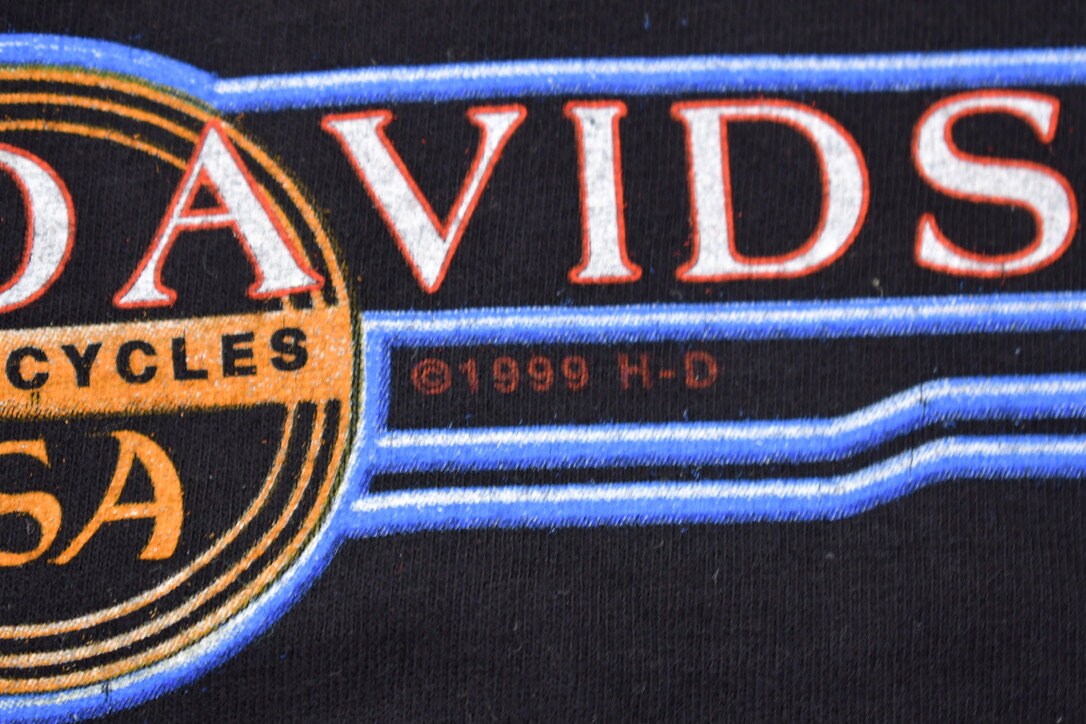 Vintage 1999 Harley Davidson Motorcycles USA Nothern Utah Ogden T-Shirt / Made In USA / Biker Tee / Souvenir T Shirt