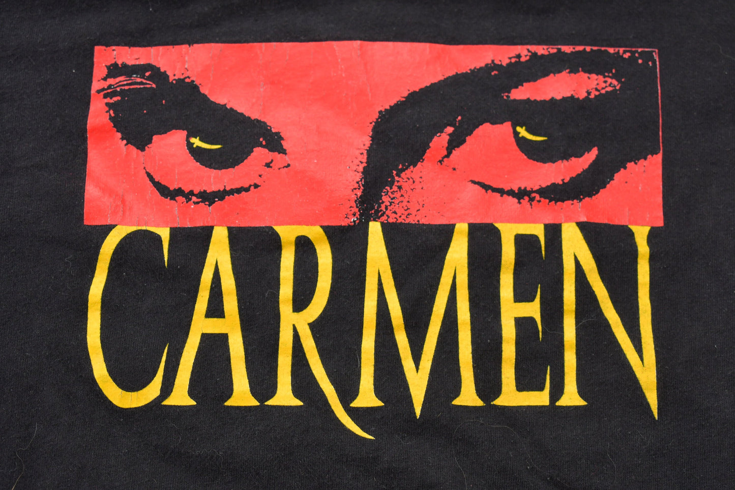 Vintage 1990s Carmen Graphic T-Shirt / Streetwear / Retro Style / Single Stitch / Made In Canada / 90s Graphic Tee